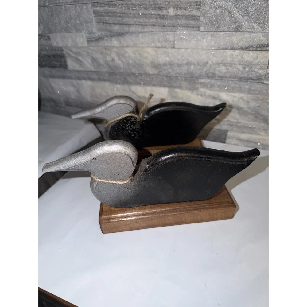 Rustic Duck Bookends Cabin Lodge Farmhouse Décor Set of 2 handmade?